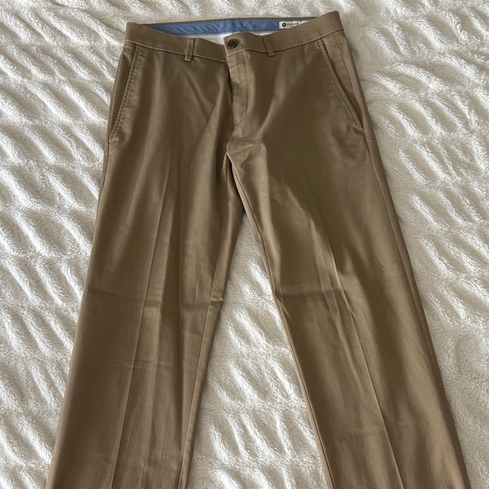 Haggar Men's Khaki Chinos